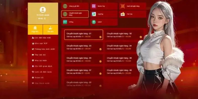 Quy trình cụ thể 3 phương thức nạp tiền tại 98win